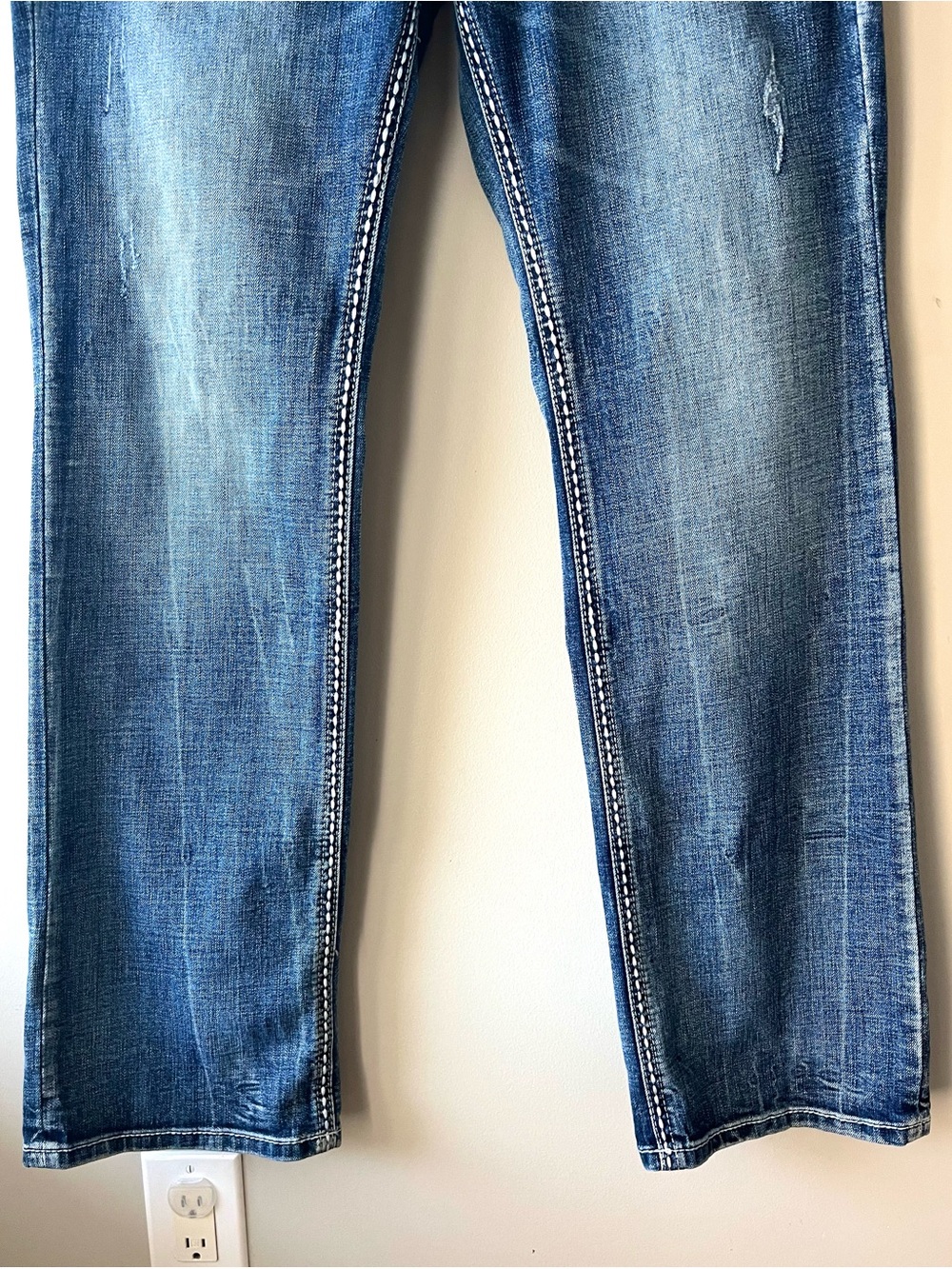 Grace in LA Embellished Bootcut Jeans Women's Size 17 Medium Wash -Western Ride - Picture 4 of 11